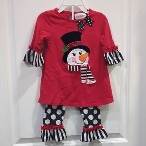 Rare Editions Red Snowman Costume Set